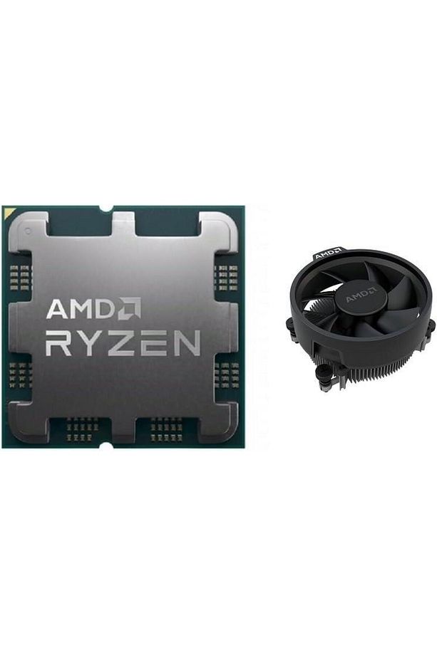 Ryzen 5 8600g 4.3 Ghz Am5 22 Mb Cache 65 W Tray Mpk Işlemci Fan (KUTUSUZ / SOĞUTUCULU) - 1