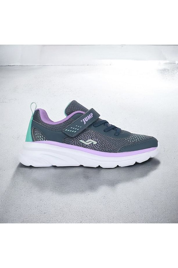 kız çocuk cırtlı fileli spor ayakkabı , comfort taban - 2