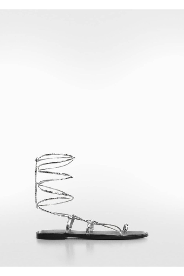 Δερμάτινα πέδιλα με λουράκι - 3