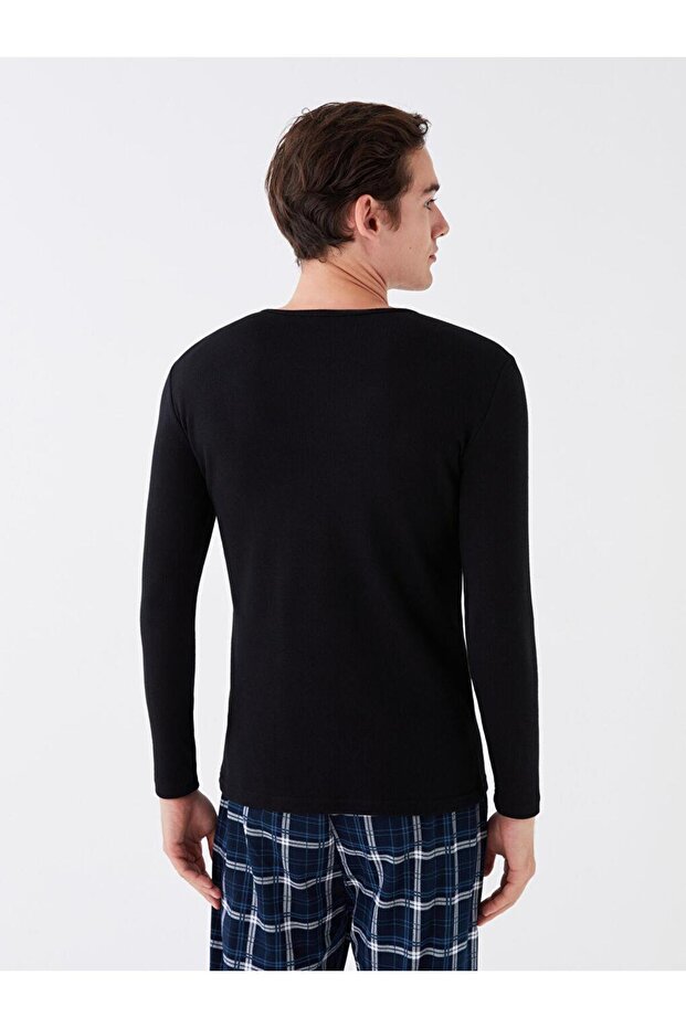 LCW Bisiklet Yaka Uzun Kollu Erkek Atlet - 4