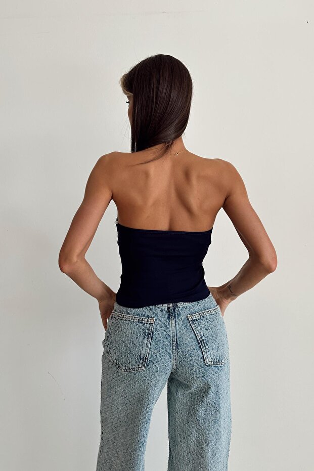 Basic Bra Lacivert - 2