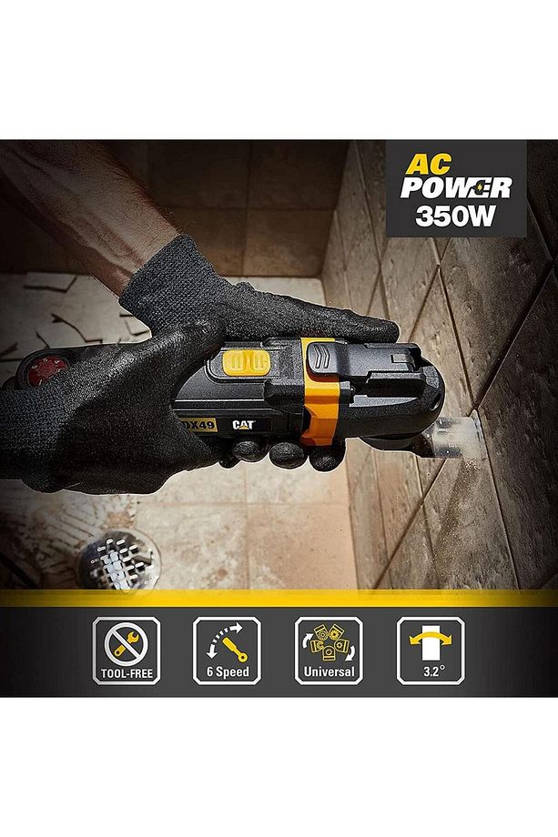 DX49.1 350Watt Profesyonel Çok Amaçlı Devir Ayarlı Kesme Raspalama ve Zımpara + 14 Adet Aksesuar - 8