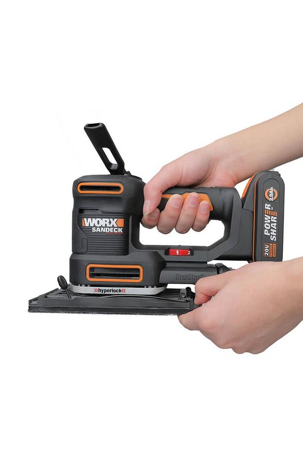 Wx820 20volt 2.0ah. Li-ion Profesyonel Devir Ayarlı Çok Amaçlı Şarjlı Zımpara - 2
