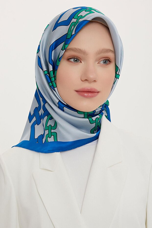 وشاح من نسيج التويل الحنين الخاص موديل 8736D-50
