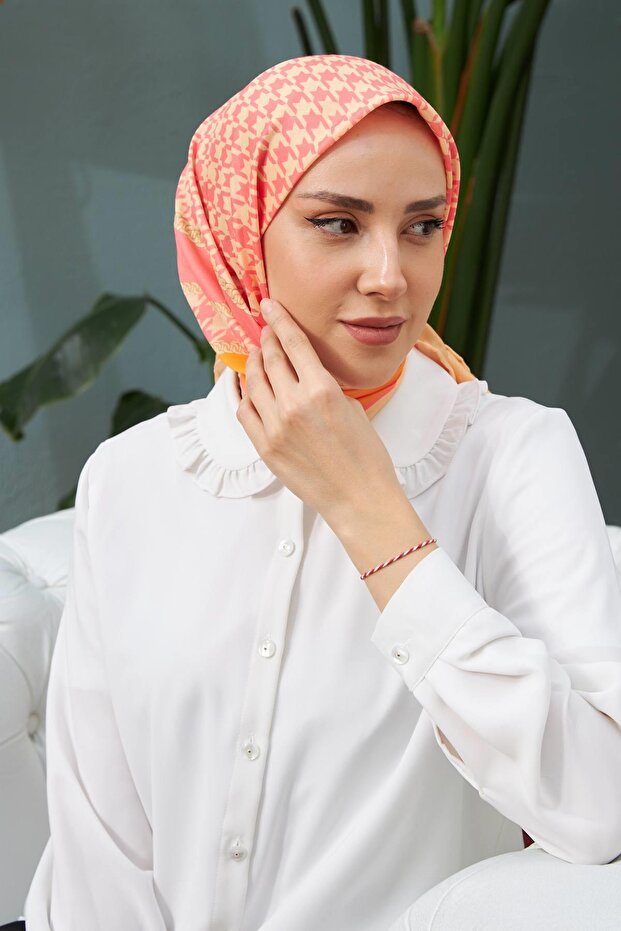 وشاح قطني بنمط هاوندزتوث من إيبيكان 1129-01