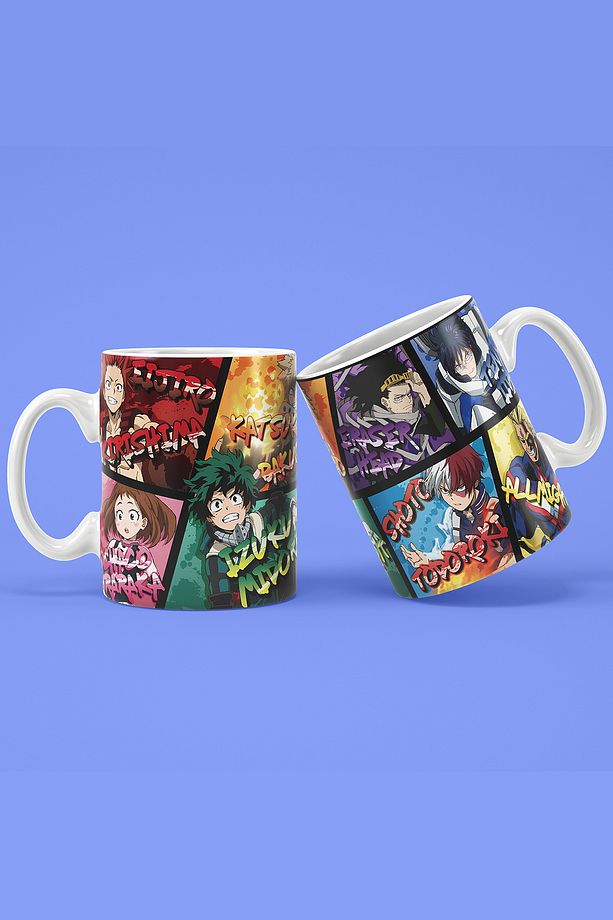 Anime Boku no Hero Academia  My Hero Academia Baskılı Kupa Bardak - 1
