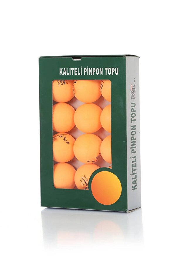 High Quality 12 Pcs 3 Star Ping Pong Ball with Guaranteed Tab +40 Carbonated Table Tennis Ball Pinpon Ball