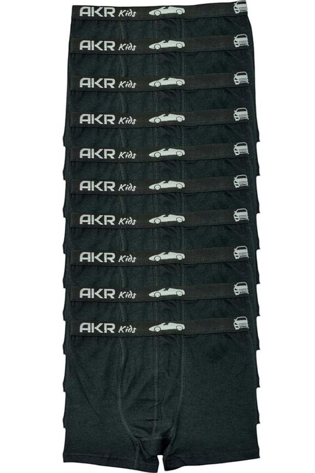 Erkek Çocuk Pamuklu Elastan Boxer 10 Lu Paket - 6