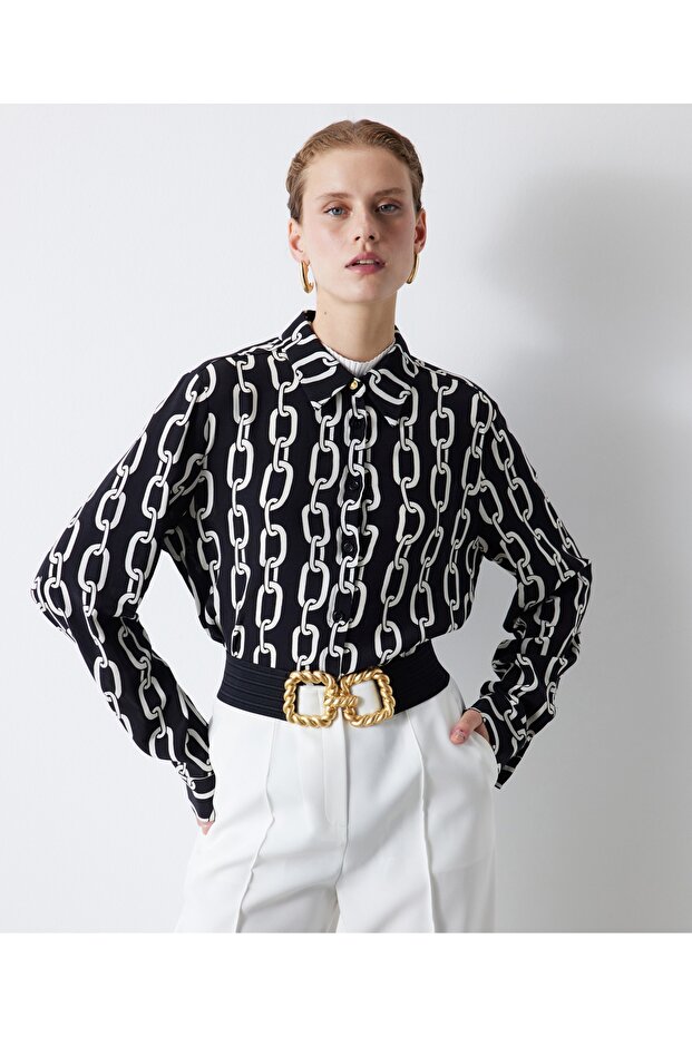 Chain pattern shirt - 2
