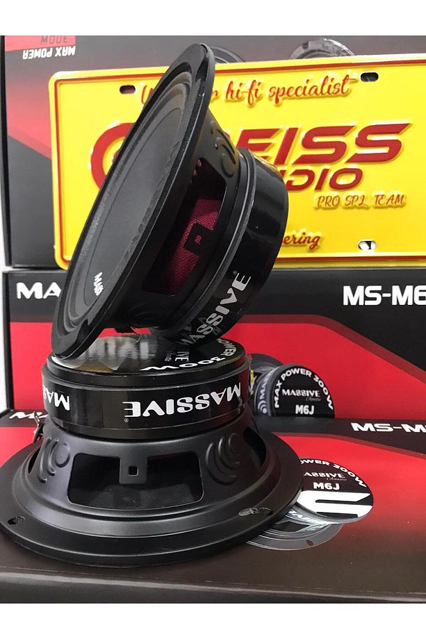 Massıve Ms-m6j Midrange Oto Hoporlör( Mavi) - 3