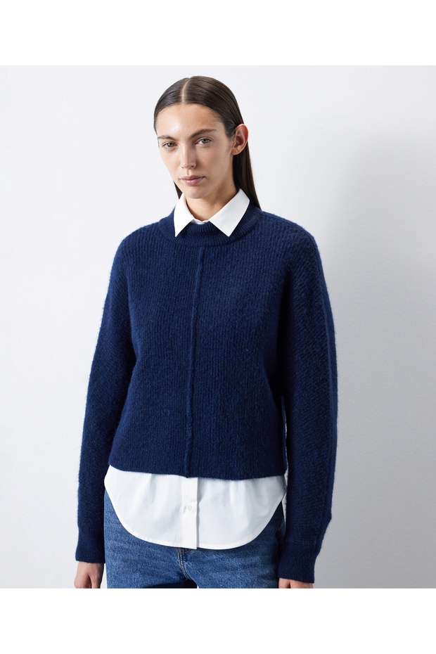 High collar sweater - 1