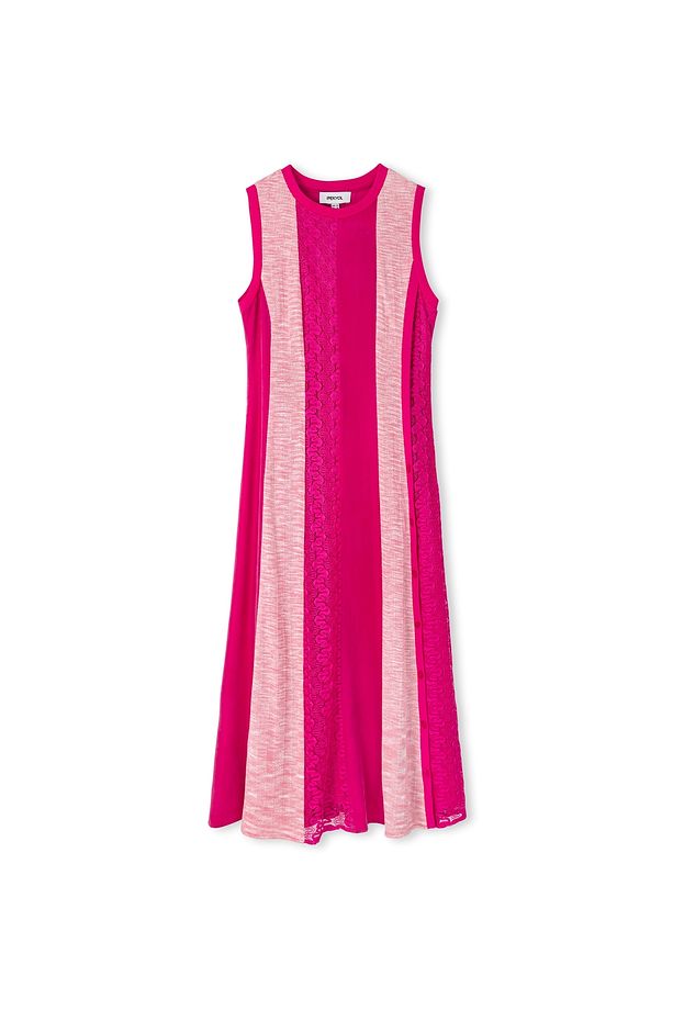 Colorblock midi elbise - 3