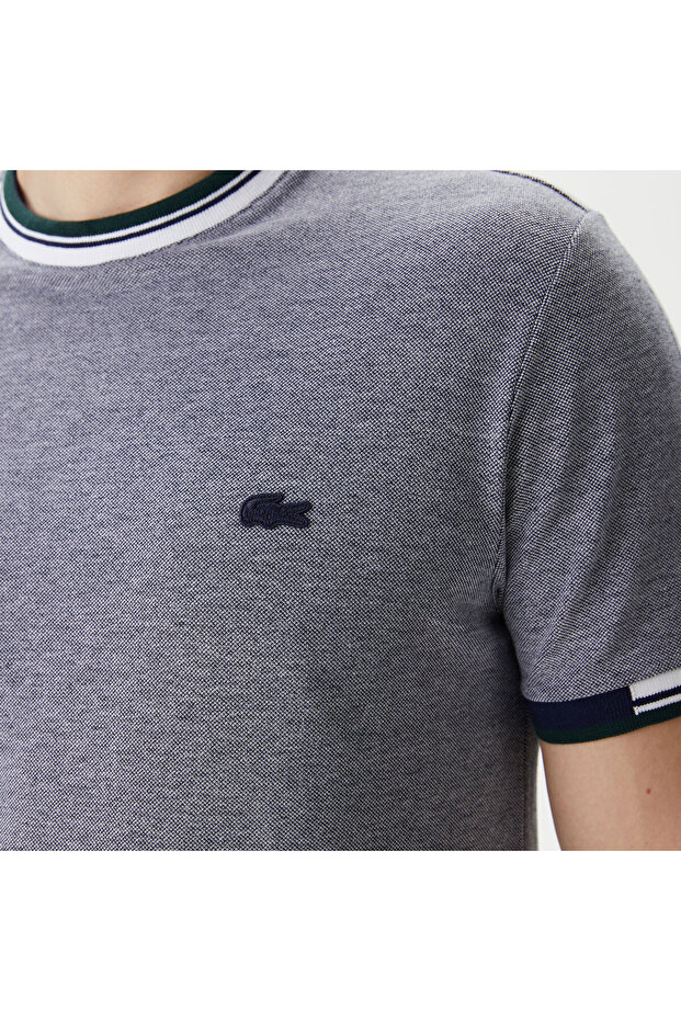 Erkek Regular Fit Bisiklet Yaka Lacivert T-Shirt - 6