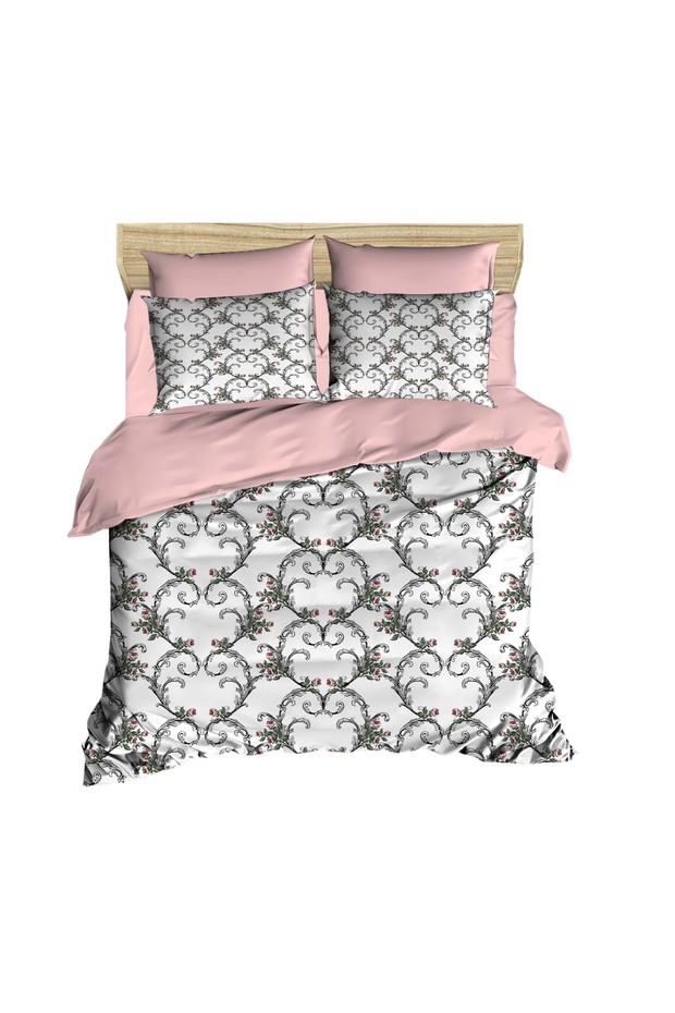 Flower Pattern Digital Double Duvet Cover Set