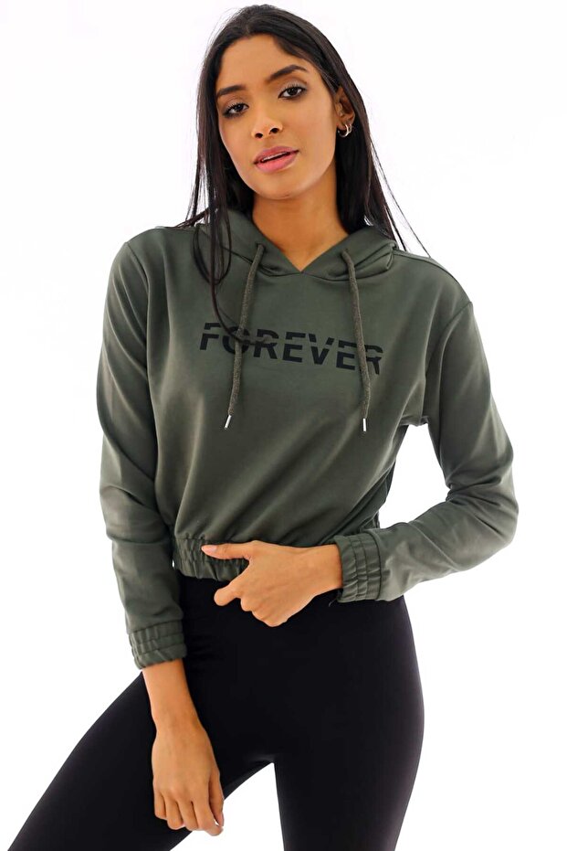 UNİSEX BASİC KAPÜŞONLU SWEATSHİRT - 3