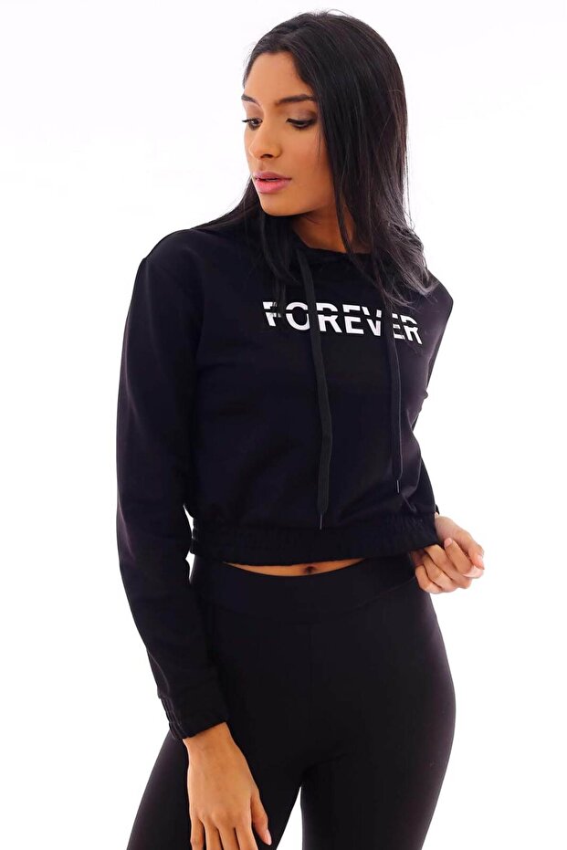 Basic Hooded Sweatshirt - 4