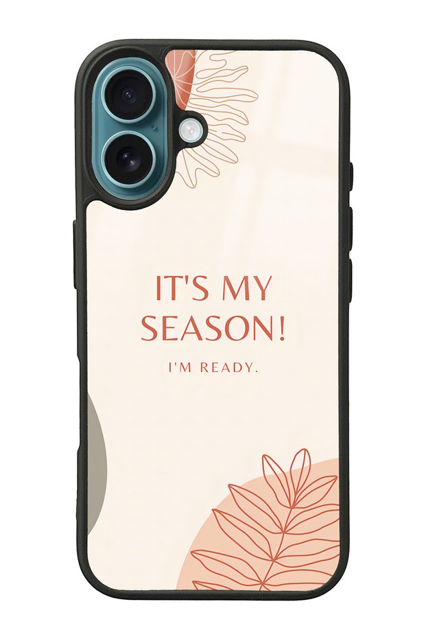 iPhone 16 My Season Design Glossy Phone Case