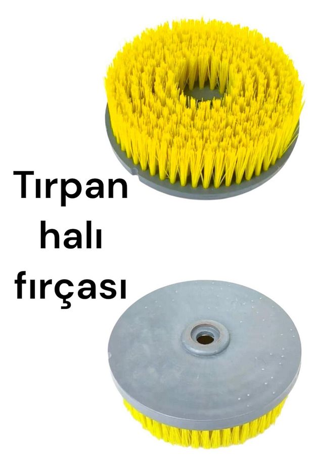 ( Fırça)2 Adet Motorlu Tırpan Halı Yıkama Fırça Başlığı - 1