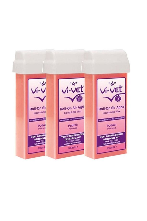 Vi Vet Pudralı Kartuş Sir Ağda 100 ml X 3 Adet - 1
