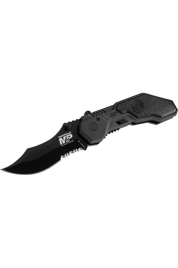 ® M&P MAGIC®  Assisted Flipper 2.9" Black Liner Lock Bıçak SWMP1BS - 2