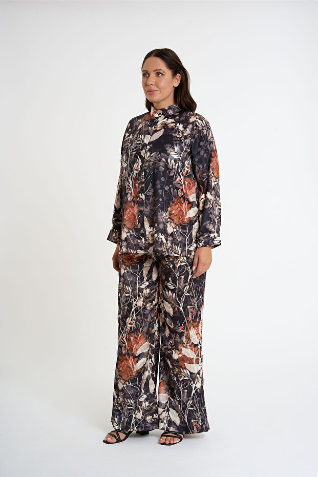 طقم صيفي منقوش - طقم سفلي وعلوي - 3