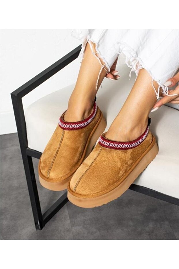 Sabo Suede Sheepskin Inside, Flat Thick Sole, Very Comfortable and Useful Product for Daily Use at Home and Outside