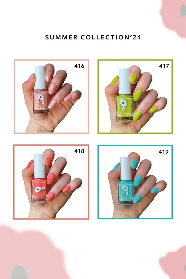 Oje Yaz Yeni Renkler Summer Collection 2024 14 Lü Set - 4