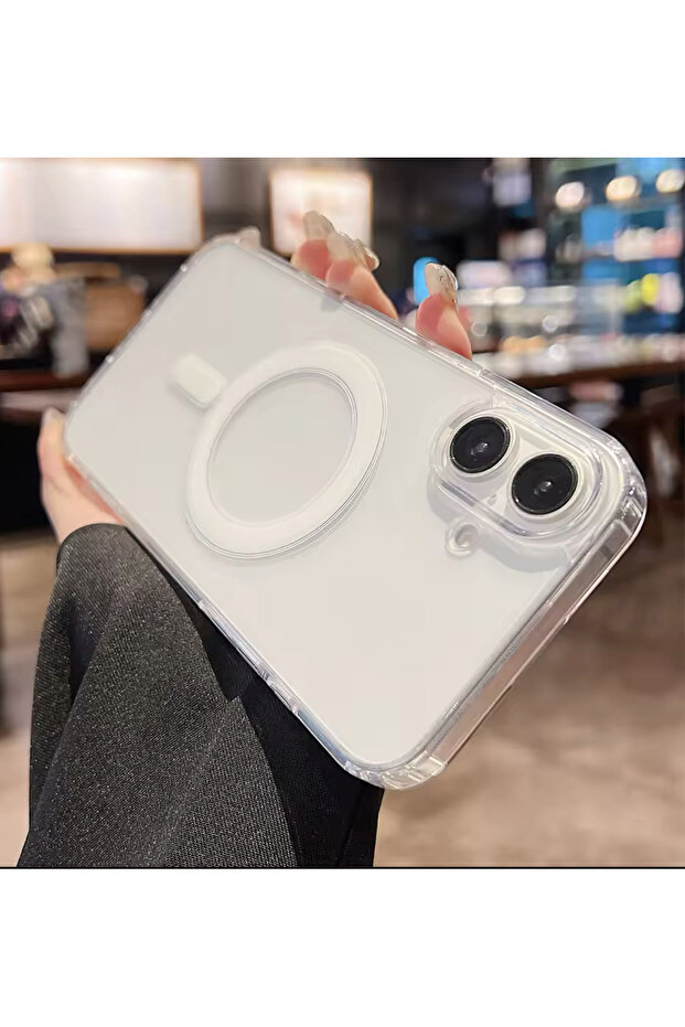 iPhone 16 Transparent Case with Magsafe Feature - 2