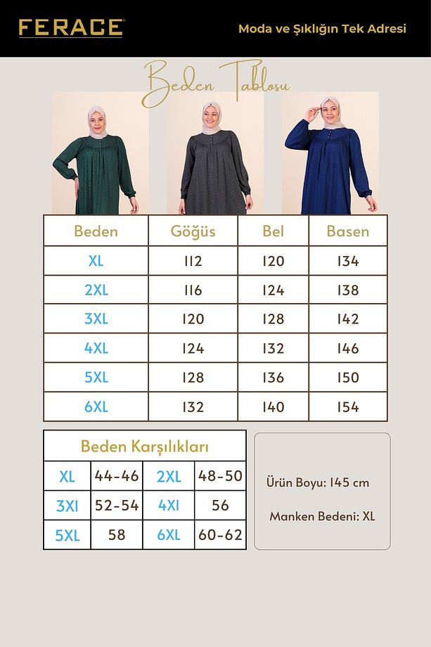Kadın Uzun Çıtır Desen Yazlık Elbise - 3