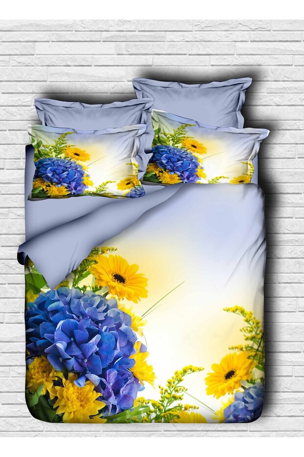 Lilac Scenery 3D Double Duvet Cover Set