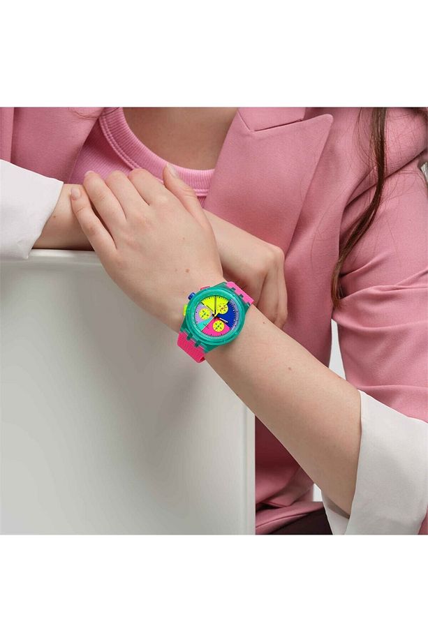 SUSG408 Swatch Neon Flash Arrow Erkek Kol Saati - 4