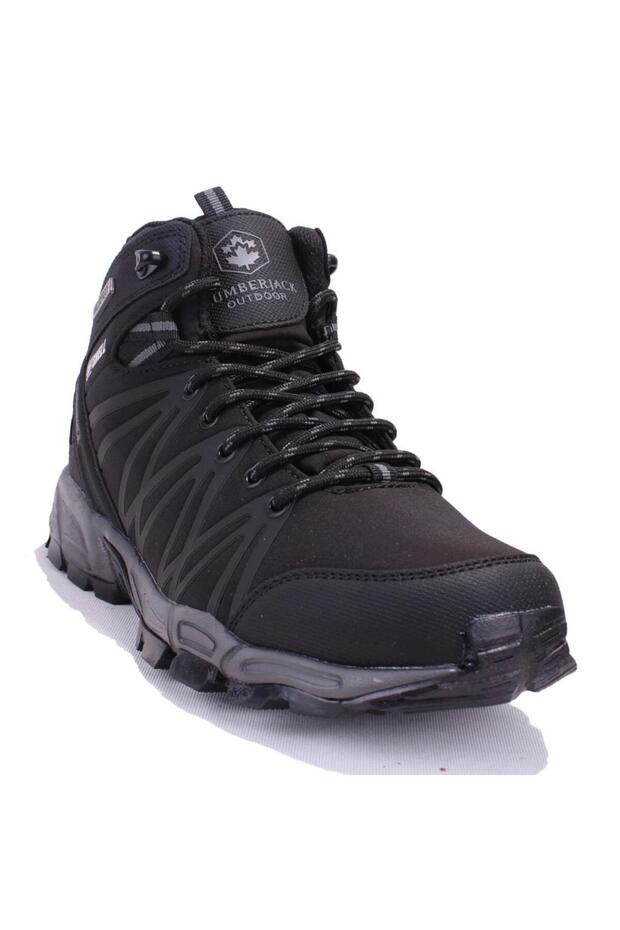 Shell Hı Black Orthopedic Outdoor Waterproof Men's Boots
