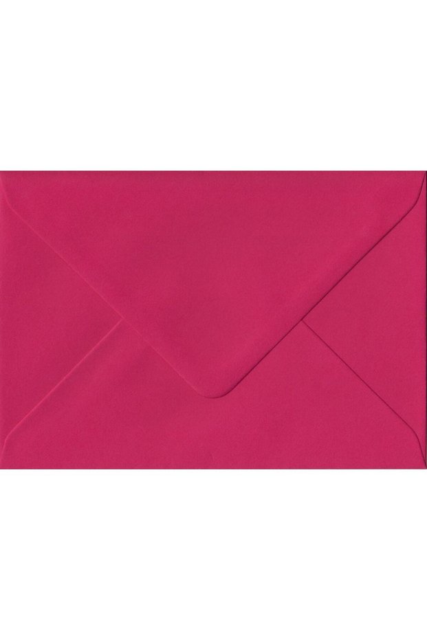 24 Pieces Fuchsia Envelope Invitation - Luxury Greeting Card Letter Seal Wallet, Large Capacity