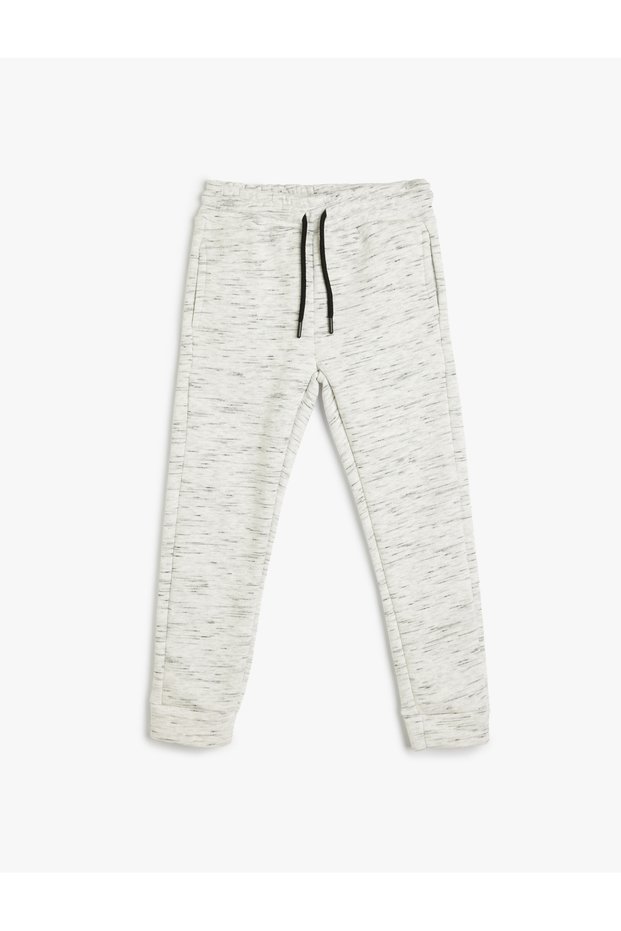 Basic Sweatpants with Pocket Detail and Tie Waist