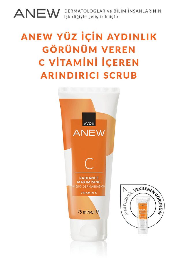 Anew Radiance Maximising Mikro Dermabrazyon C Vitamin Arındırıcı Scrub 75 Ml. İkili Set - 3