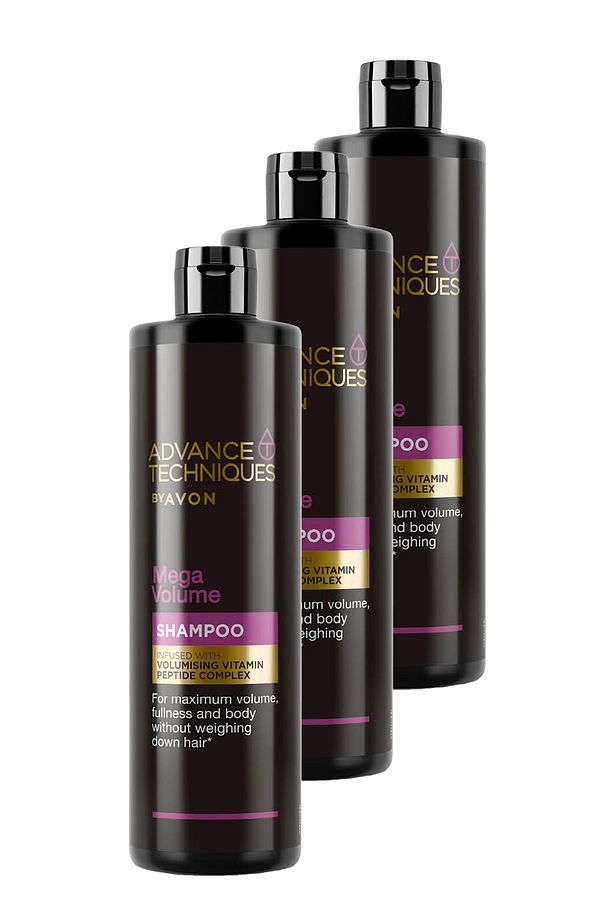 Advance Techniques Mega Volume Hacim Veren Şampuan 400 Ml. Üçlü Set - 1