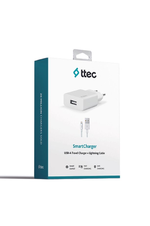 Smartcharger 2.1a Seyahat Şarj Aleti + Type-c Kablo - 1