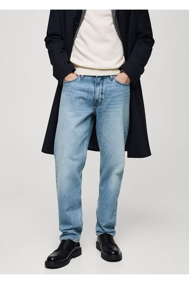 Regular Kesim Bob Jean Pantolon - 1
