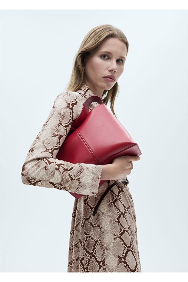 Hemdkleid mit Schlangenledermuster - 1