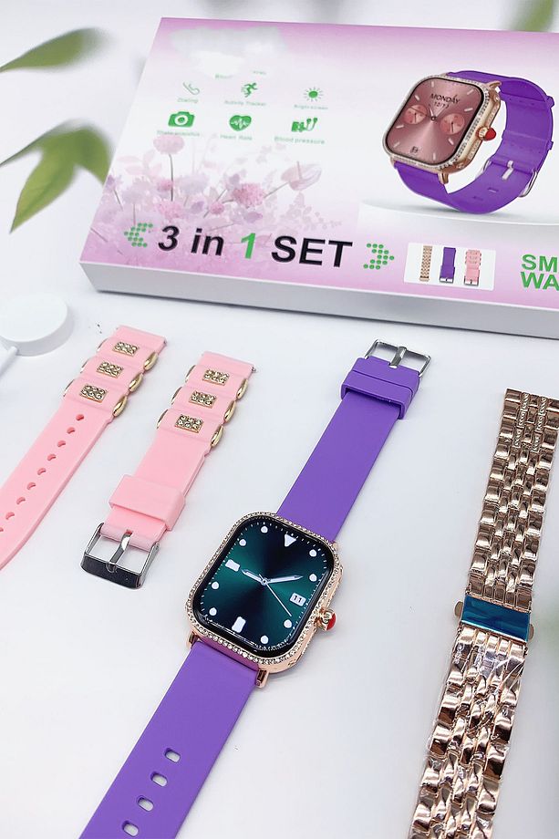 Kadın Akıllı Saat Smart Watch G Mini os ve Android Uyumlu 38mm 2.2inç - 2
