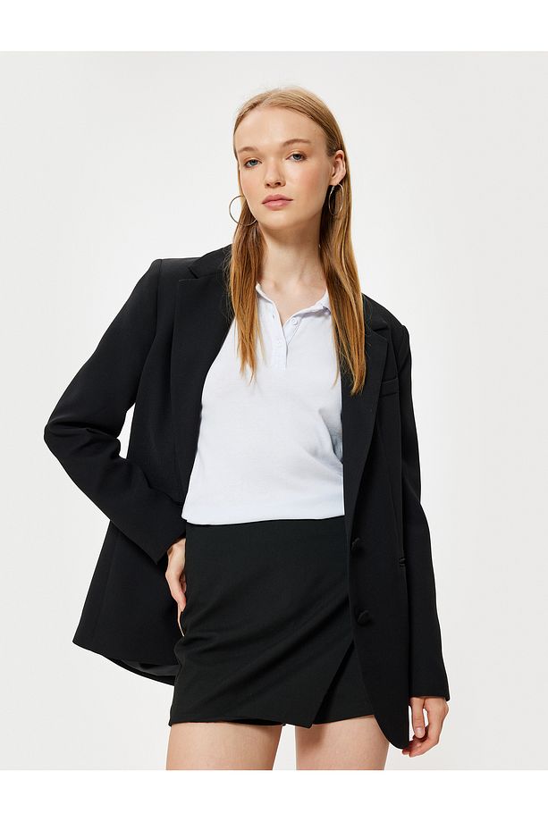 Mini Şort Etek Slim Fit Standart Bel - 2