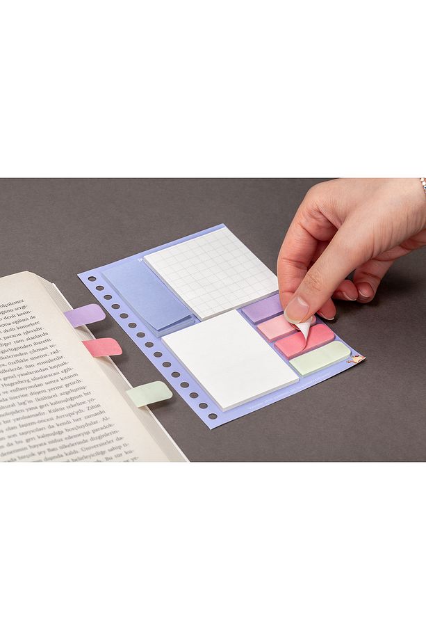 Mor Yapışkan Not Seti • Post-it • Sticky Note (GGK-KYN006) - 3