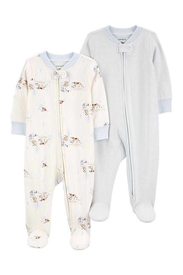 Erkek Bebek Uyku Tulumu Set 2'li Paket - 1