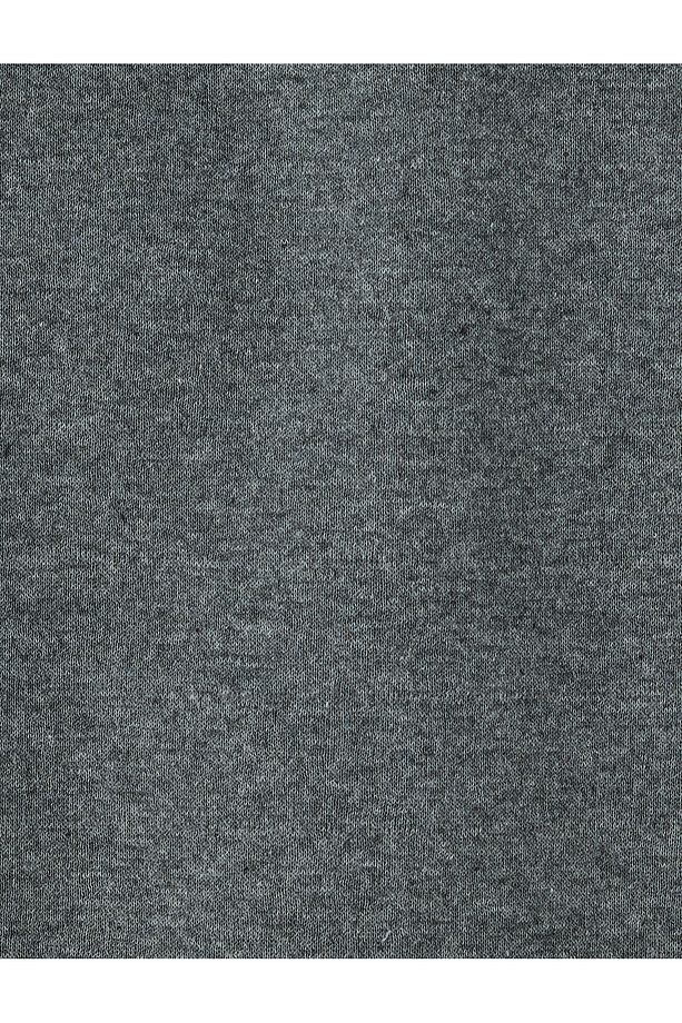 Slogan Işlemeli Yıkamalı Basic Pamuk Karışımlı Kapşonlu Sweatshirt - 6