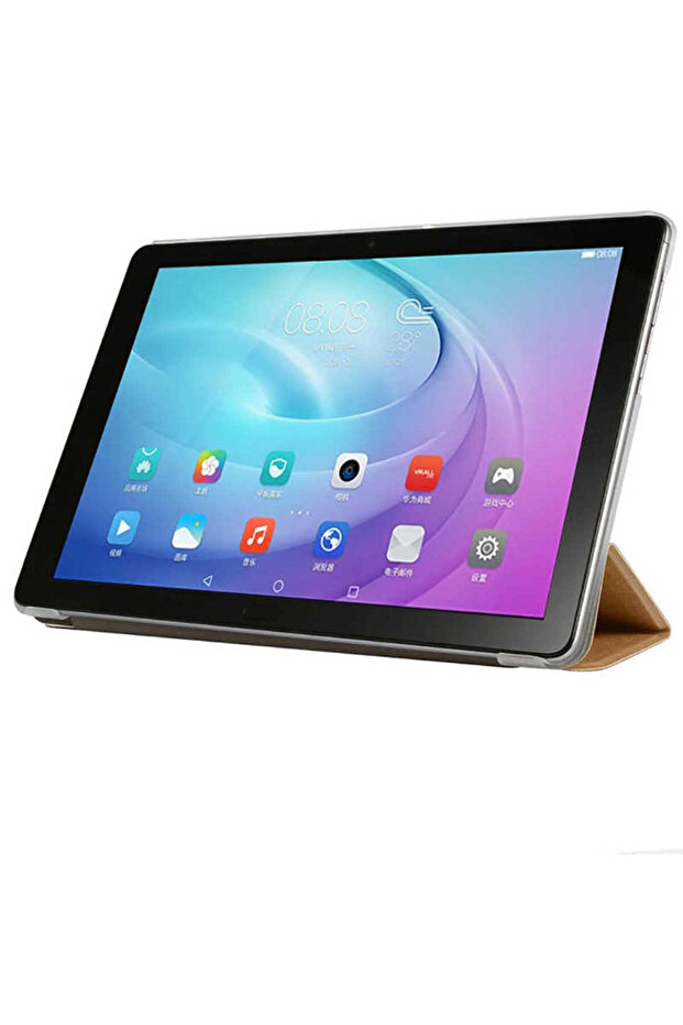 Galaxy Tab a 8.0 (2019) T290 - Zore Smart Cover with Stand, 1-1 Case-Blue - 5