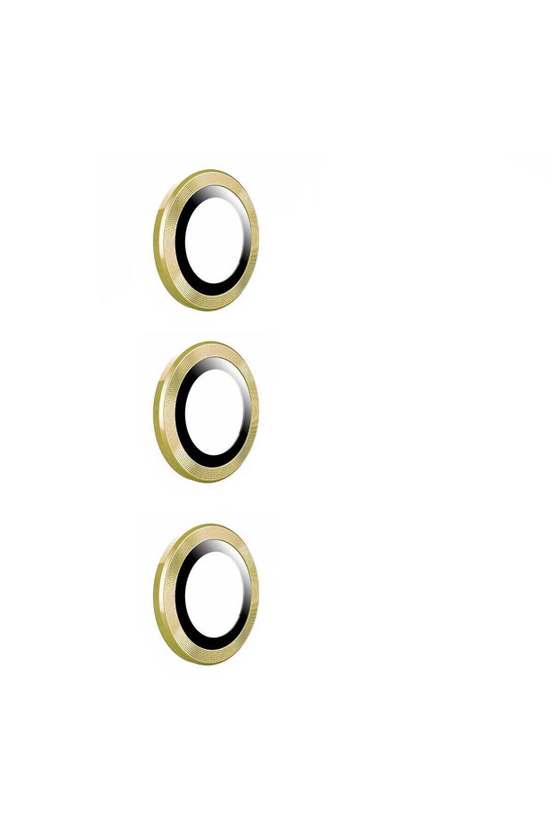Galaxy S23 Fe Compatible Zore Camera Protective Glass Film-Gold