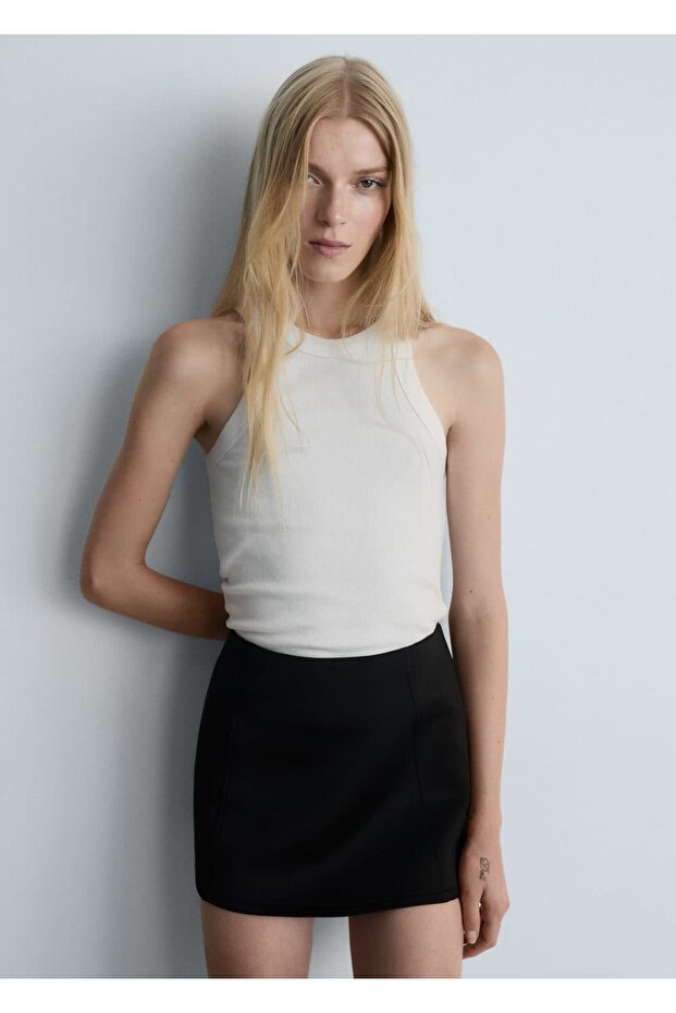 Orta Belli Mini Etek - 5