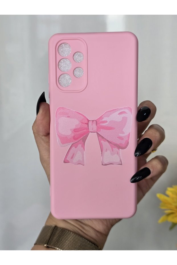 Samsung Galaxy A32 Compatible Velvet Launch Ribbon Printed Case