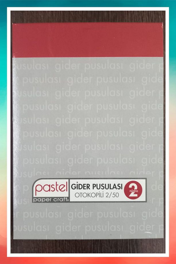Gider Pusulası 2/50 (A5) Ölçüsü: 14x20 Cm, Otokopili 1 Asıl 1 Suret 2 Nüsha 1 Adet - 6