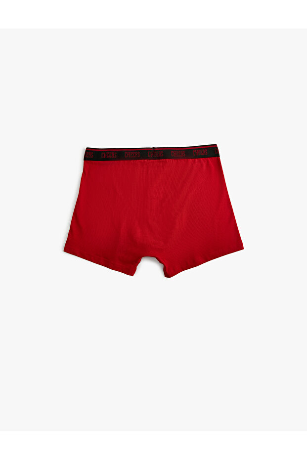 Baskılı Pamuklu 3'lü Boxer Seti - 7